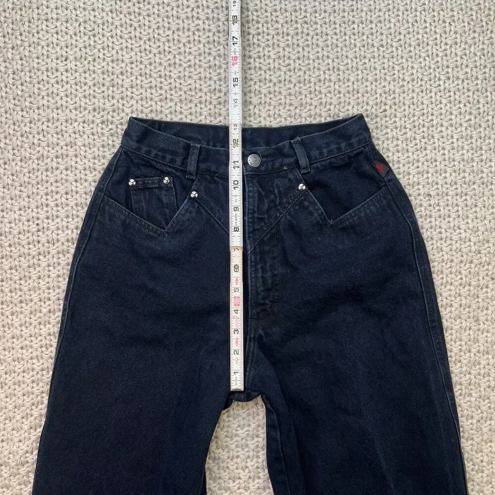 Vintage Western Rockies‎ Rocky Mountain Black Yoke Jeans - Size 24 x 29.5